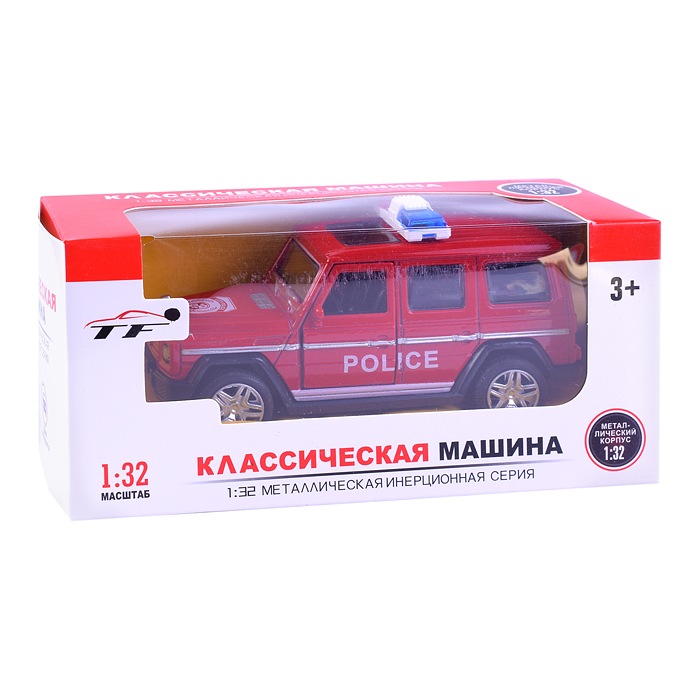 Машина TF9975 "Полицейский джип" металл., в коробке