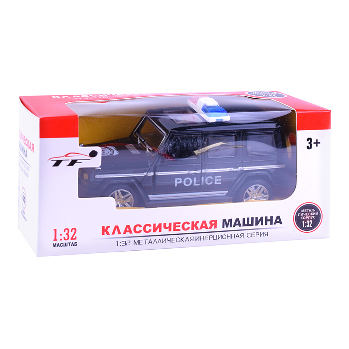 Машина TF9975 "Полицейский джип" металл., в коробке