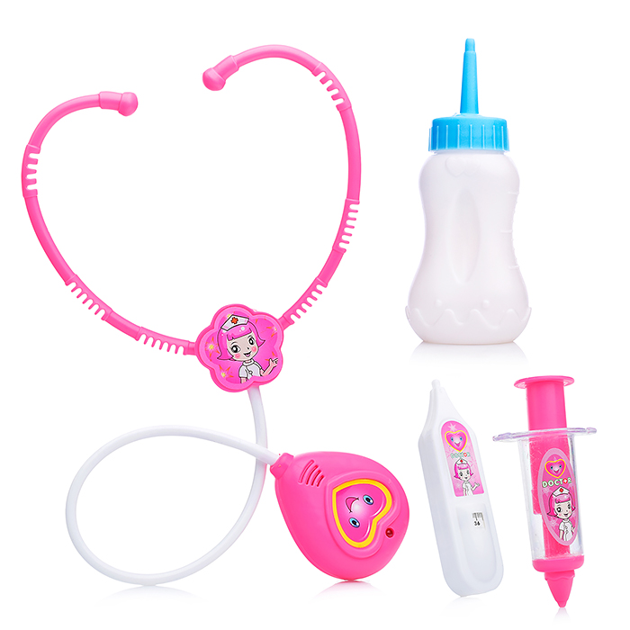 Пупс QH3009-1 с аксессуарами, в коробке