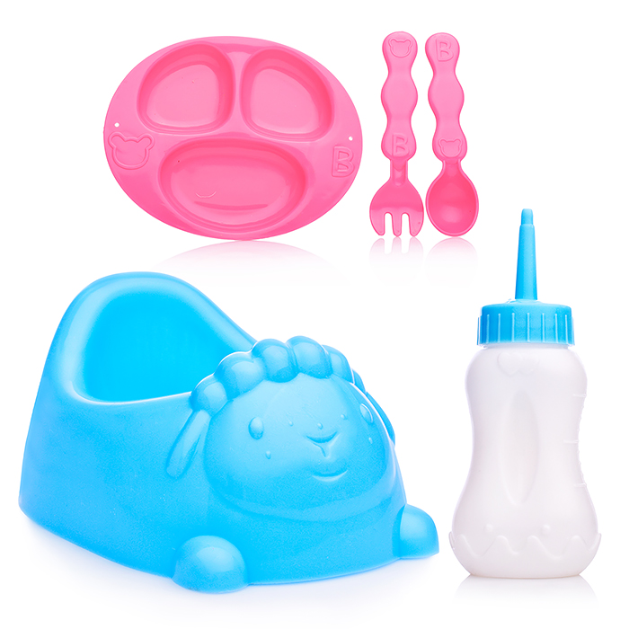 Пупс QH3005-22 с аксессуарами, в коробке