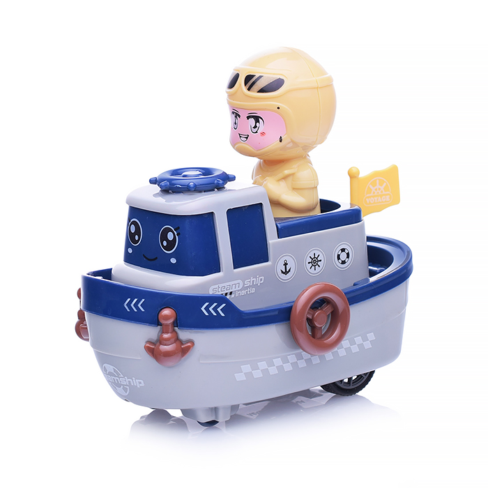 Катер 820-2 с мальчиком, в ассортименте, в коробке