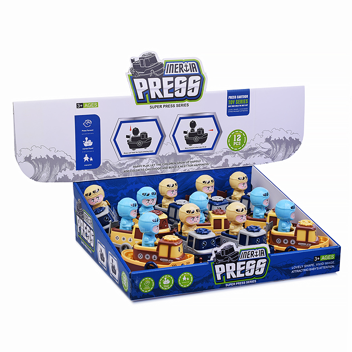 Катер 820-2 с мальчиком, в ассортименте, в коробке