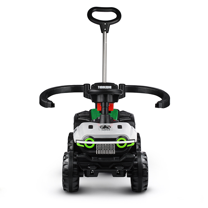 Электромобиль U014101Y "Яркий старт" с родительской ручкой, на аккумуляторе, серый 