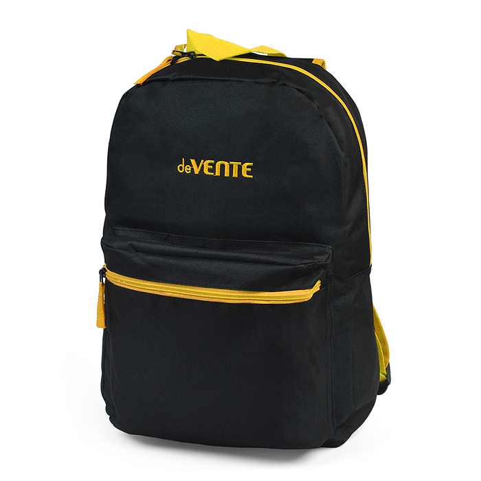 Рюкзак "Black" подростковый 40x29x17 см (14 л) 250 г, 1 отделение на молнии, 1 передний кар