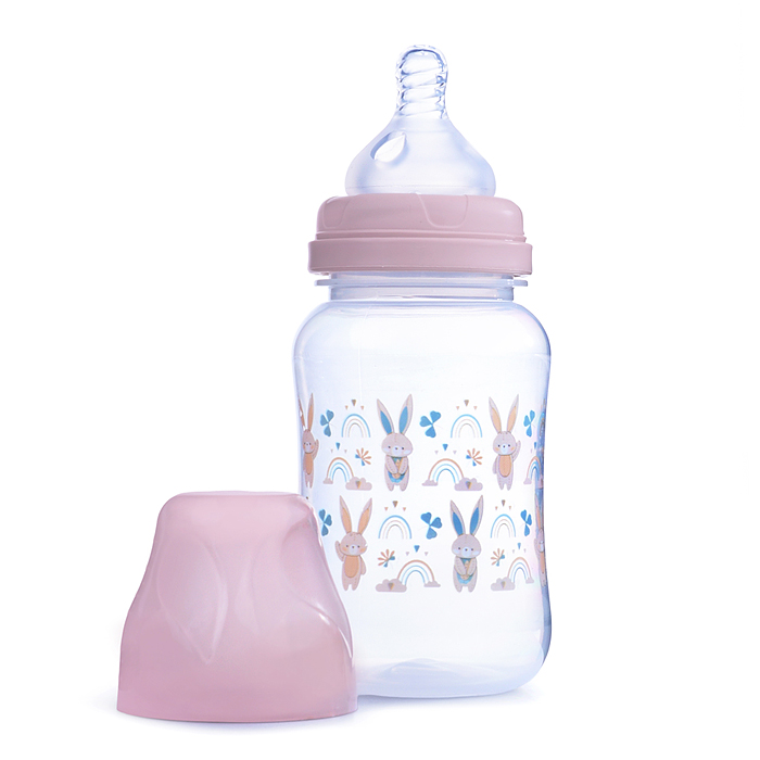 Бутылочка для кормления 270мл "Лесные зверята"