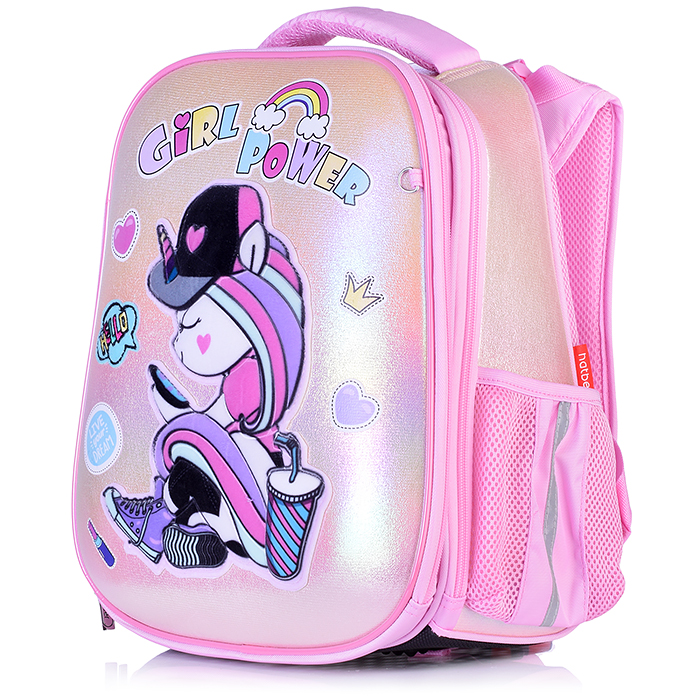 Фото к товару Рюкзак Ergonomic Classic "Girl power" 37х29х17 см EVA материал светоотраж. 2 отделе Рюкзак Ergonomic Classic "Girl power" 37х29х17 см EVA материал светоотраж. 2 отделе