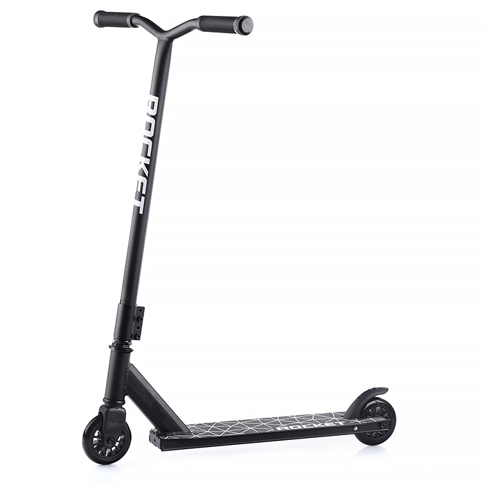 Фото к товару Самокат-снегокат трюковой R0005 в коробке (черный) Самокат-снегокат трюковой R0005 в коробке (черный)