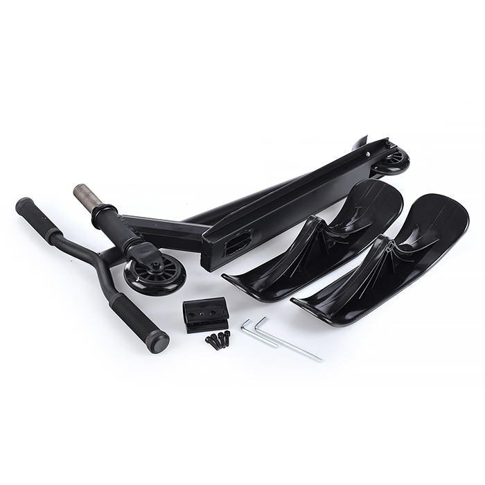 Фото к товару Самокат-снегокат трюковой R0005 в коробке (черный) Самокат-снегокат трюковой R0005 в коробке (черный)