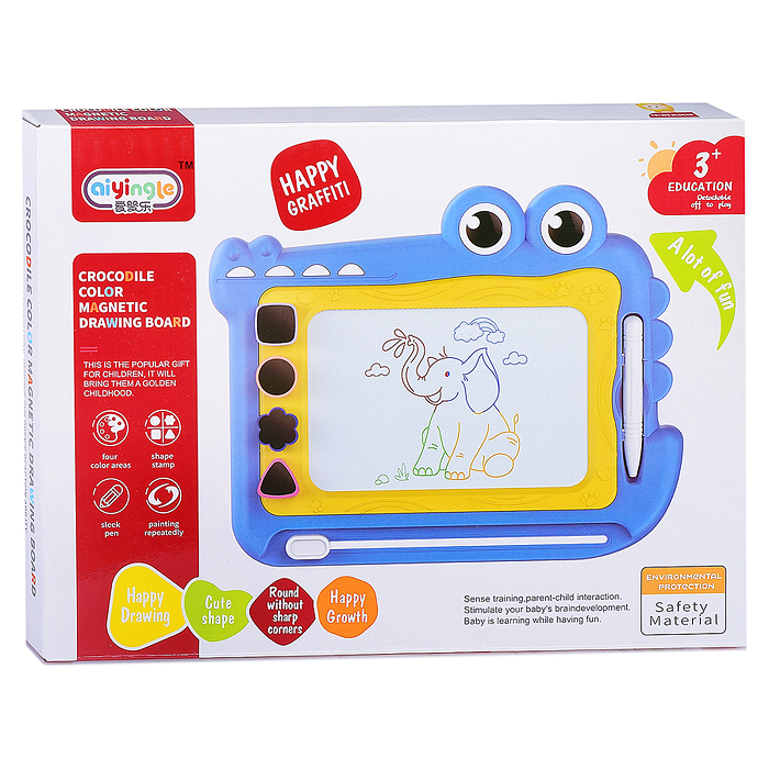 Доска для рисования 668-217 "Добрый крокодил" в коробке