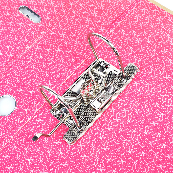 Папка с арочным механизмом "Bloom Garden" A4 75 мм картонная разобранная, крафт бумага, цве