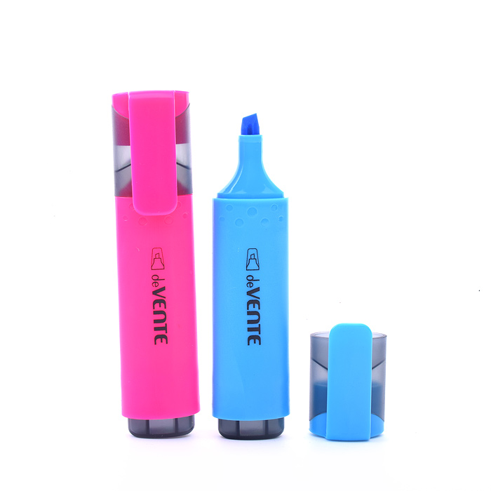 Набор маркеров-выделителей (12 цветов - 6 неоновых и 6 цветов Marandi) плоский корпус, ско