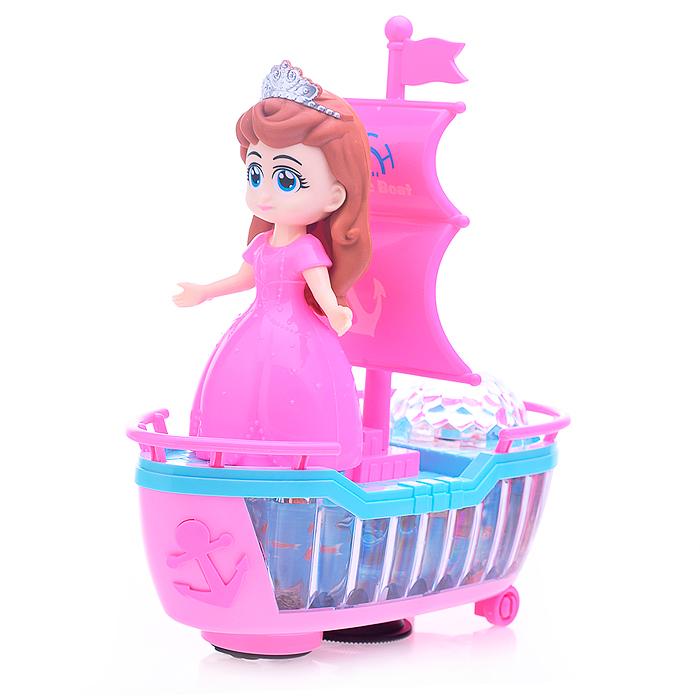 Лодка M8018-16 на батарейках, в  коробке