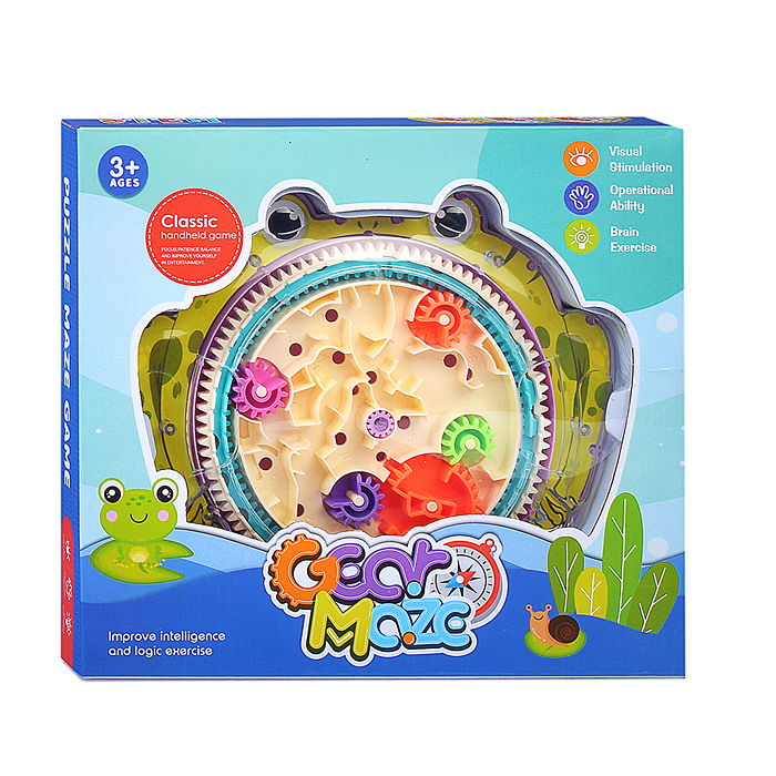 Головоломка JZ68-5 "Лягушка" в коробке