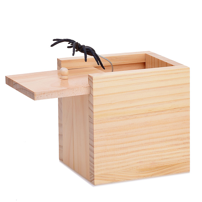 Веселая игра D1475 "Паучок в коробке" 