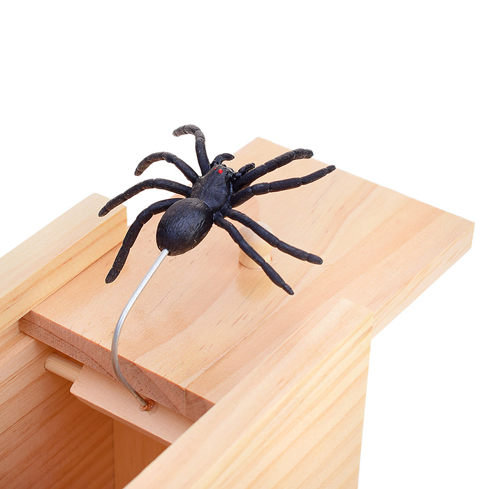 Веселая игра D1475 "Паучок в коробке" 