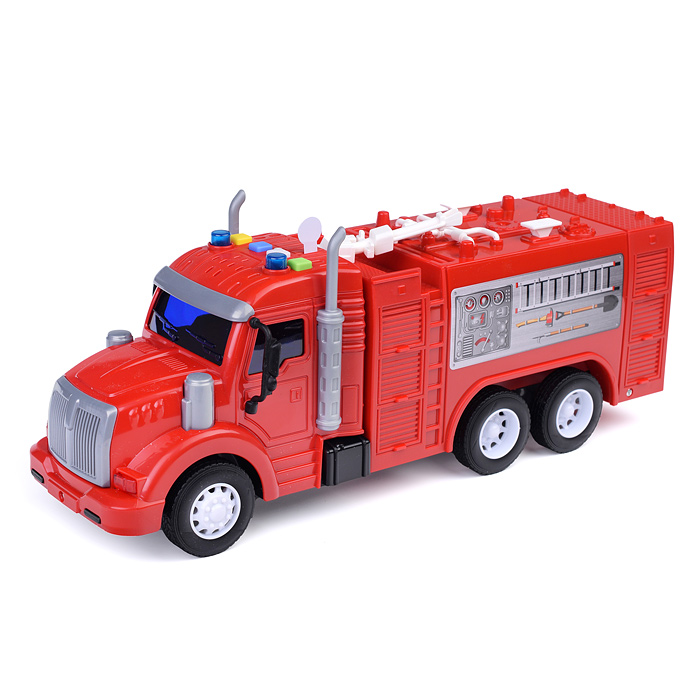 Автомобиль-пожарный "Профи" инерционный (со светом и звуком) 