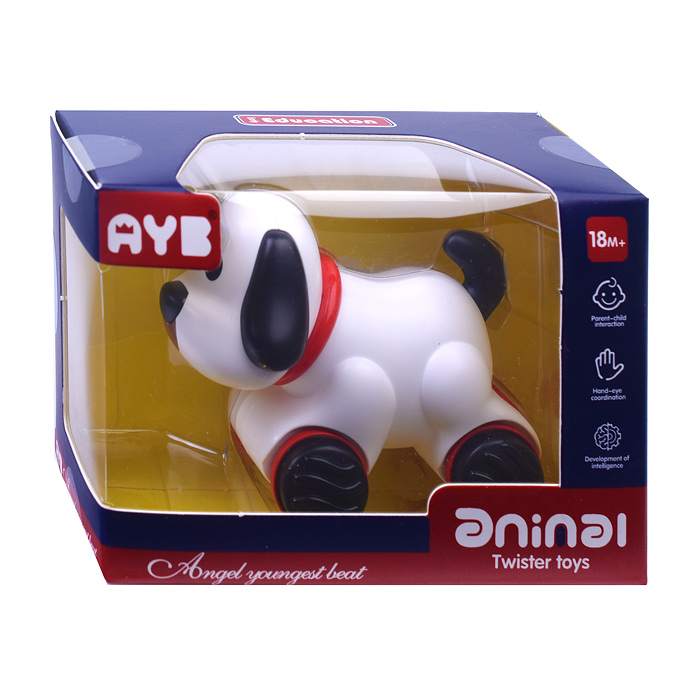 Каталка 2001-3 "Собака" в коробке