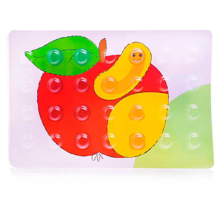 Фото к товару Мозаика для самых маленьких "Бабочка" d40/4 цв/ 27 эл BABY TOYS Мозаика для самых маленьких "Бабочка" d40/4 цв/ 27 эл BABY TOYS