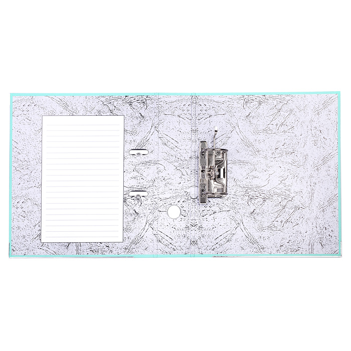 Папка с арочным механизмом "Pastel" A4 75 мм PVC собранная, металлическая окантовка, запе