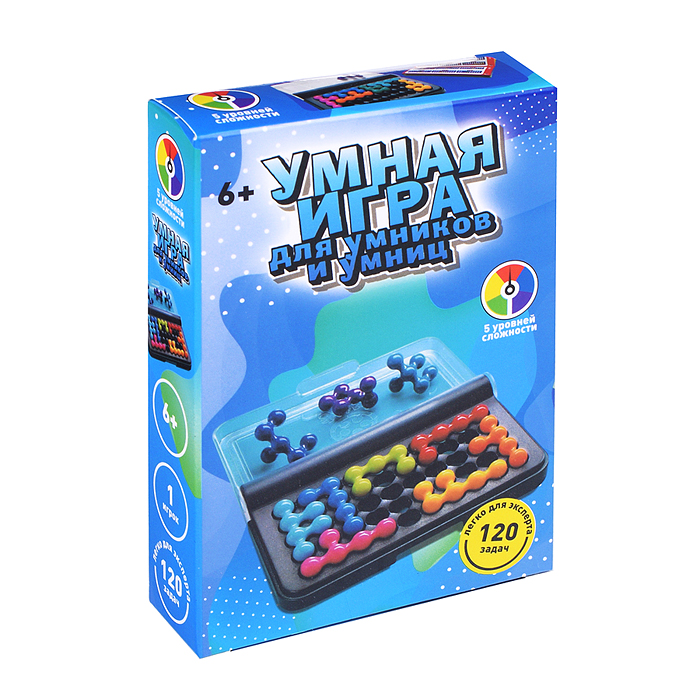 Настольная игра IQ21-3A "Умная игра для умников и умниц" № 1