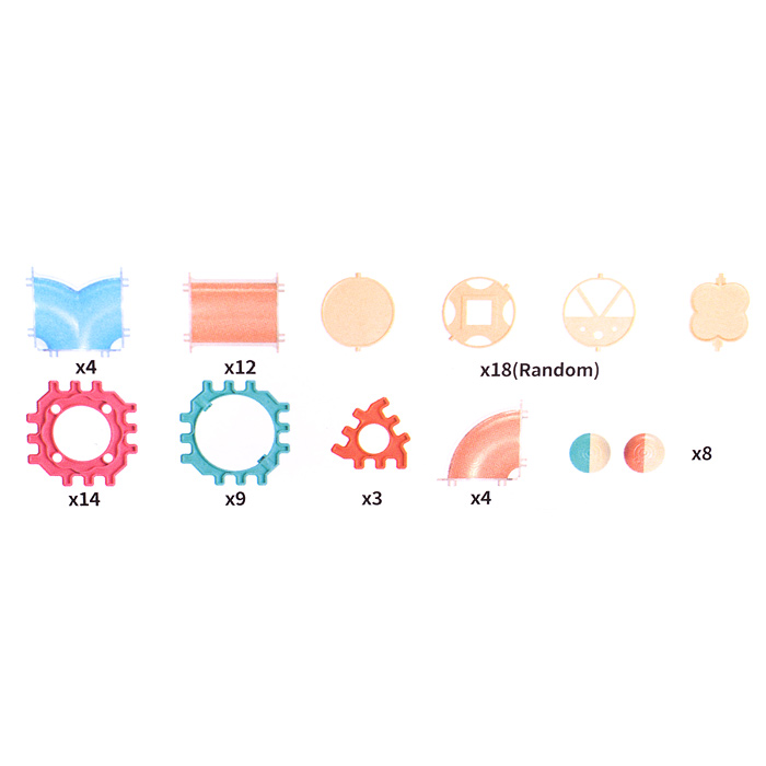 Конструктор GY555-65 "Ball Track" 72 дет