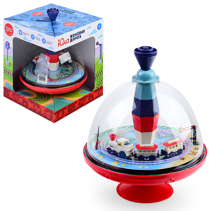 Юла UT0040 "Путешествие паровозика" в коробке