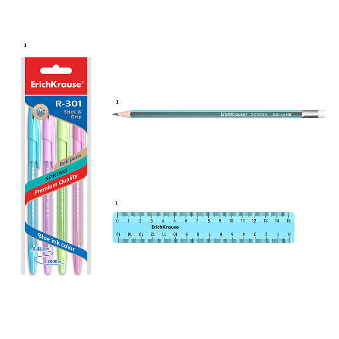 Набор настольный Base, Pastel, голубой