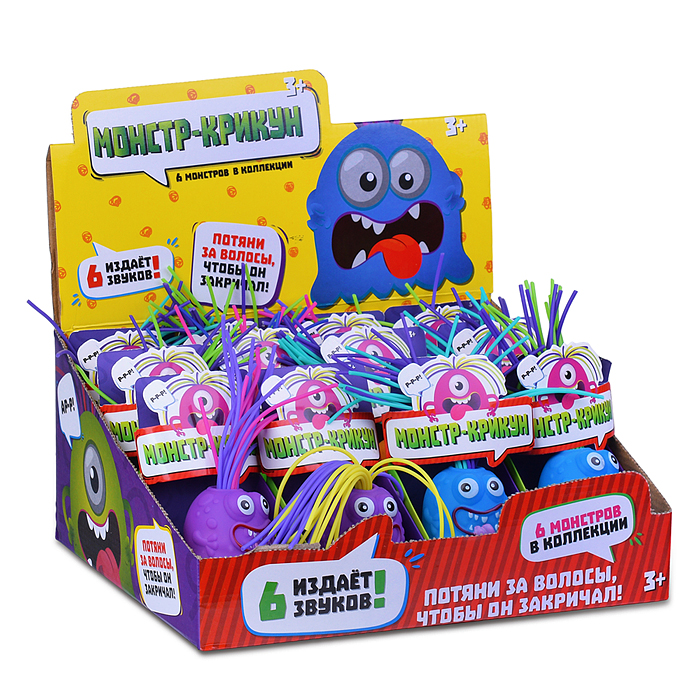 Игрушка - антистресс 00-3595 "Монстр-крикун"