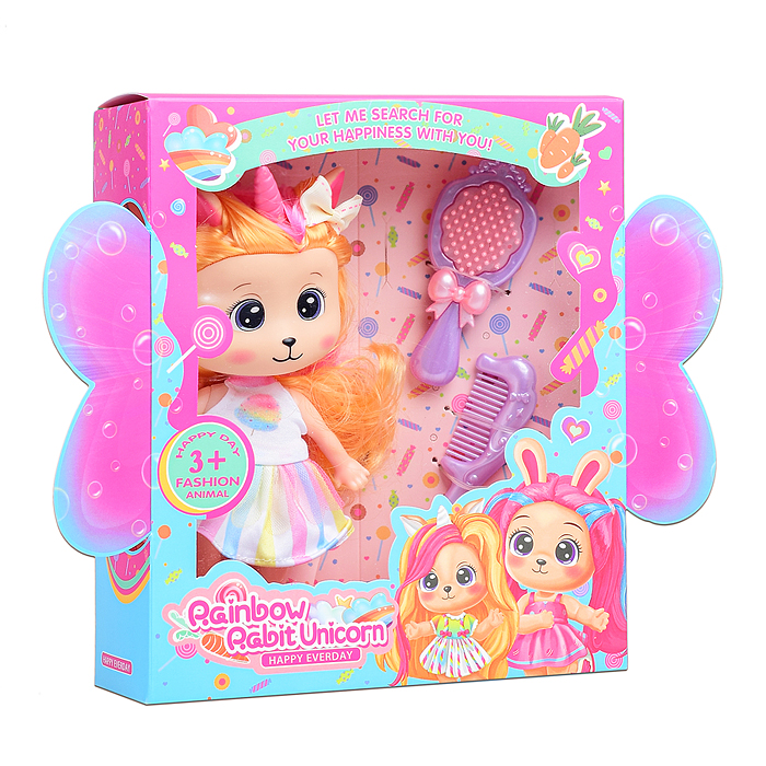 Кукла-единорожка GN0709-2 "Вивиан" в коробке 