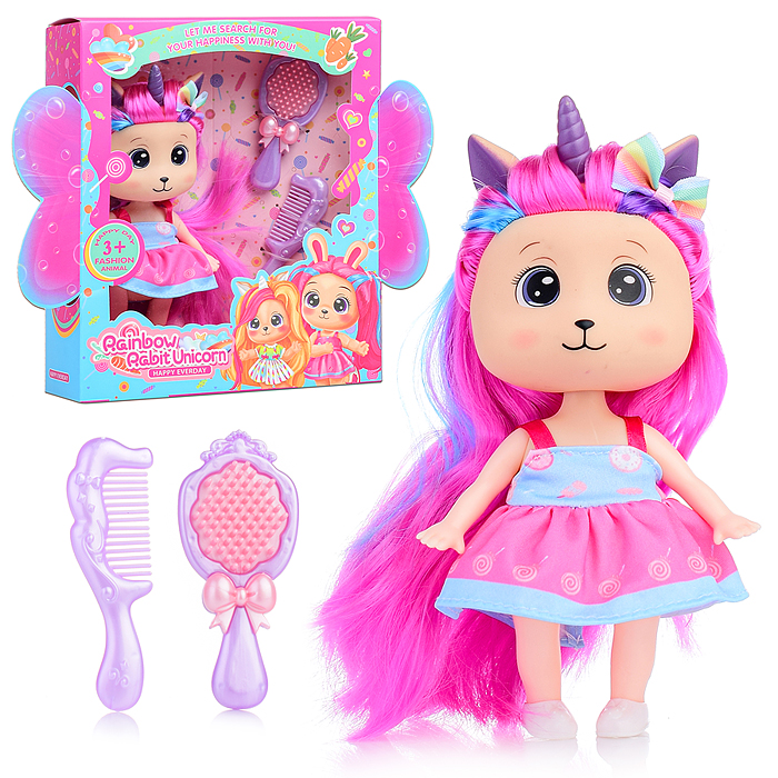 Кукла-единорожка GN0709-2 "Вивиан" в коробке 