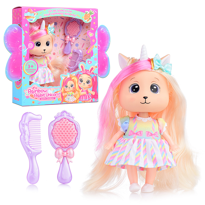 Кукла-единорожка GN0709-2 "Вивиан" в коробке 