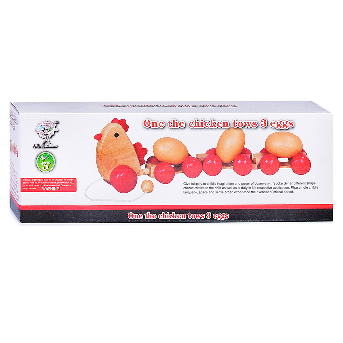 Каталка D1478 "Курица" в коробке