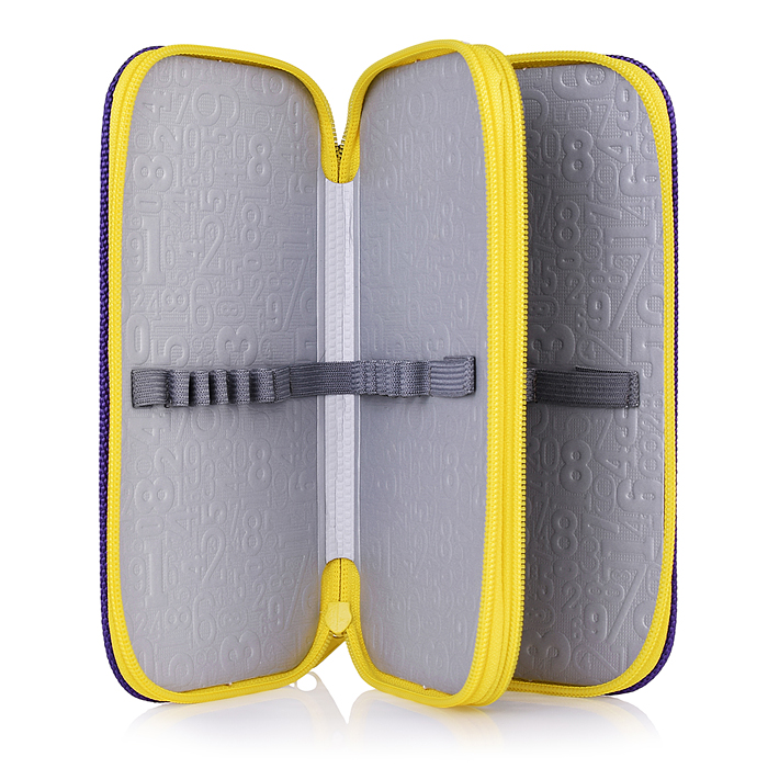 Пенал двухсекционный SOFT тканевый торец "Летняя девчонка"190/105 