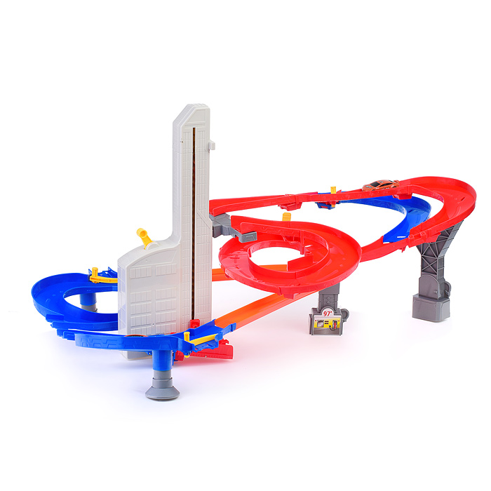 Автотрек 9988-62 с элеваторами, в коробке