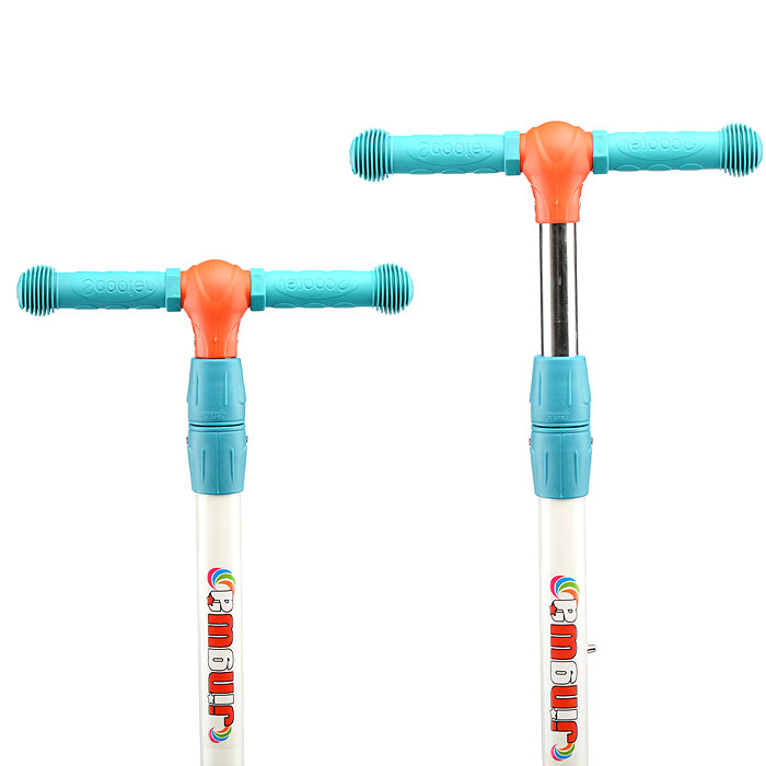 Самокат U066832Y 3-х кол., колёса световые PU, зеленый