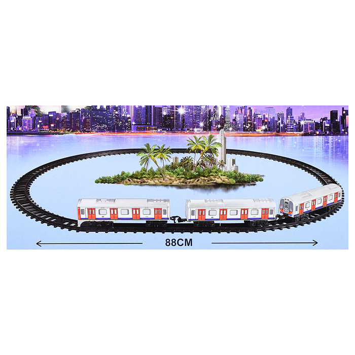 Фото к товару Железная дорога JHX5508 "Метро" в коробке Железная дорога JHX5508 "Метро" в коробке