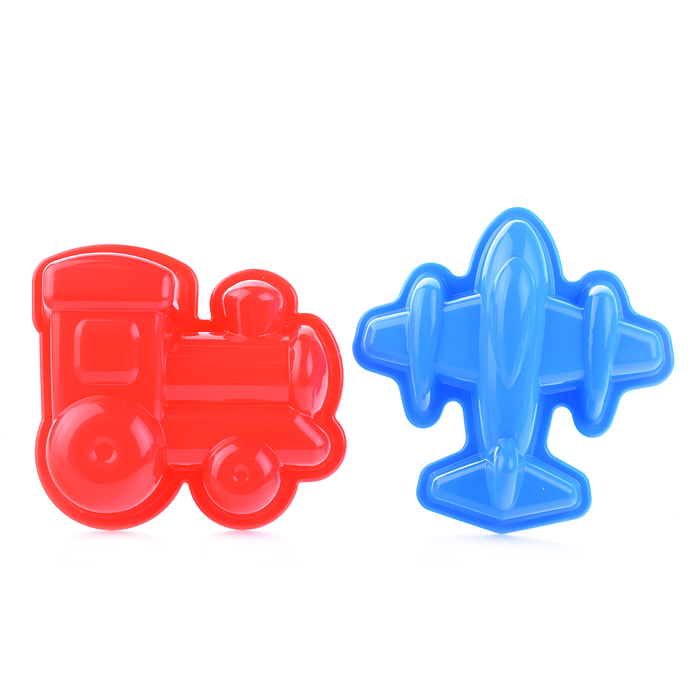 Песочный набор "Всякая всячина" (6 формочек, совок, грабли)