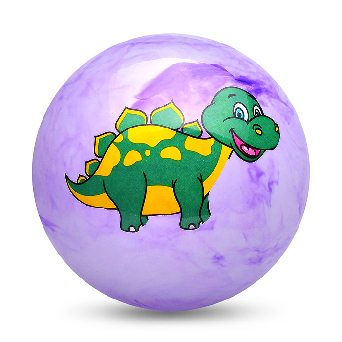 Мяч надувной PVC 00-3955 "Дракончик" 22,5 см., 60 гр. (цвет микс)