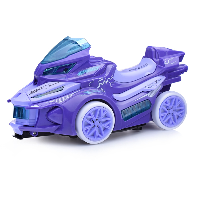 Мотоцикл-катапульта GC169-167 со светом и звуком, на батарейках, в коробке