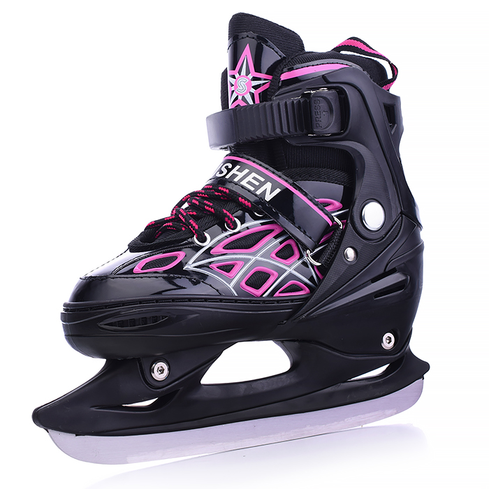 Коньки детские 00-1380, размер M, розовый