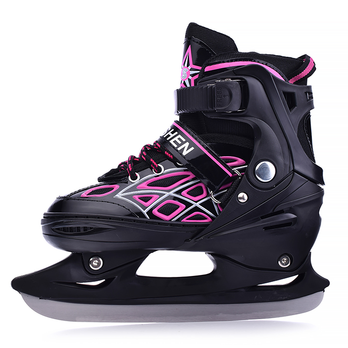 Коньки детские 00-1380, размер M, розовый