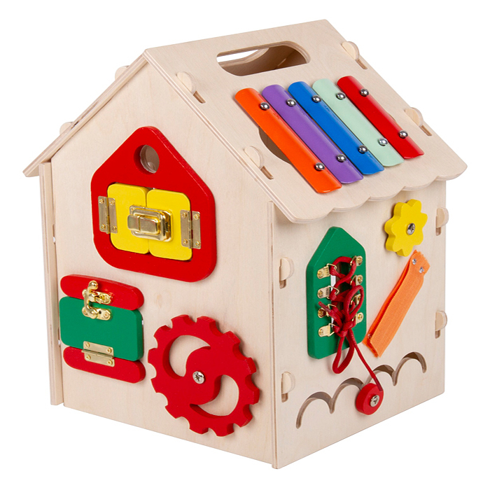 Фото к товару Бизиборд "Музыкальный домик" Бизиборд "Музыкальный домик"