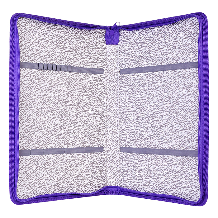 Папка для тетрадей, ИЗО и технологии "Teddy Bear" A4 (33,7x23x3 см) с ручкой, на молнии с т