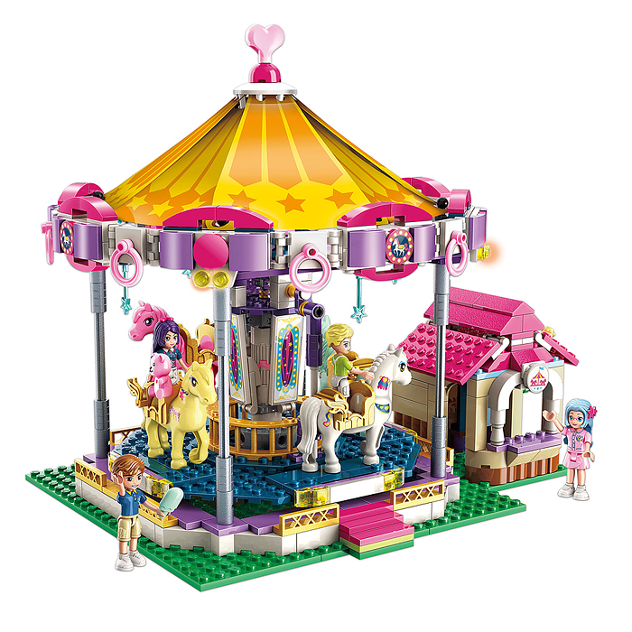 Конструктор 2016 "Карусель с лошадками" (646 дет.)