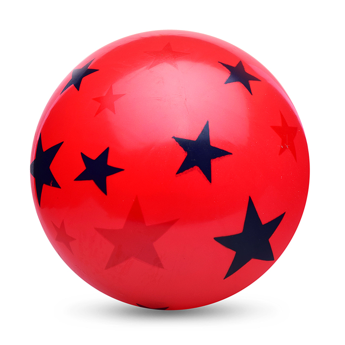 Мяч надувной PVC 00-3968 "Звезды" 22,5 см., 60 гр. (цвет микс)