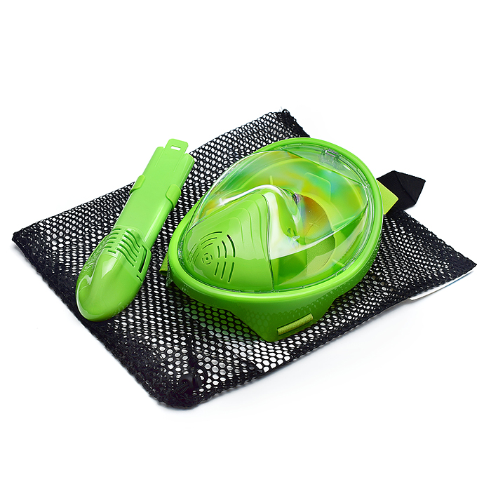 Маска для плавания 00-4084 и снорклинга, цвет Микс