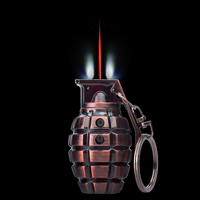 Фото к товару Игрушечный фонарик 00-3792 "Граната" белый свет + инфракрасный Игрушечный фонарик 00-3792 "Граната" белый свет + инфракрасный