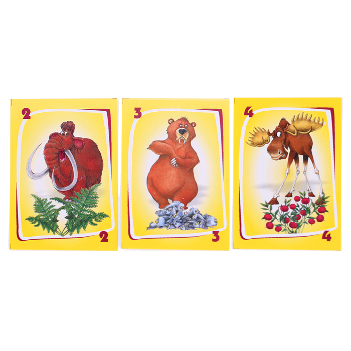 Фото к товару Карточная игра "Первобытные охотники" (карточки 49 шт. евро меловка) Карточная игра "Первобытные охотники" (карточки 49 шт. евро меловка)