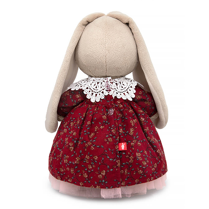 Зайка Ми в платье с кружевным воротником (большой)