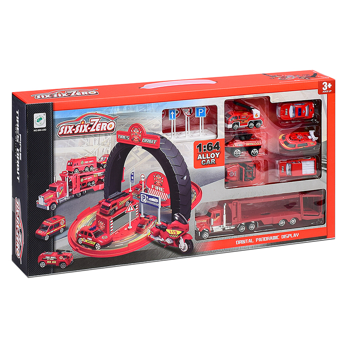 Парковка 660-A92 "Пожарная станция" в коробке